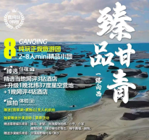 【臻品青甘2-8人小包团】一路向西·环游丝路