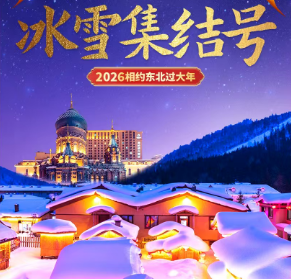 【冰雪集结号】哈尔滨 冰雪大世界 亚布力滑雪 雪乡6日游  2-8人包团