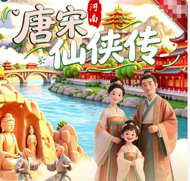 【唐宋仙侠传】河南老君山 少林寺 龙门石窟 包公祠 清明上河园/万岁山武侠城