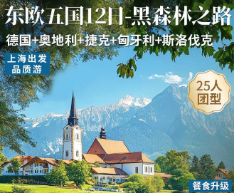 【品质游 东欧五国+黑森林之路】德国/奥地利/捷克/匈牙利/斯洛伐克