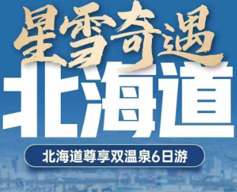 【星雪奇遇】北海道尊享双温泉6日游