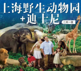 【上海二日游】【迪士尼+野生动物园】畅游迪士尼童话世界、近距离感受野生动物的热情